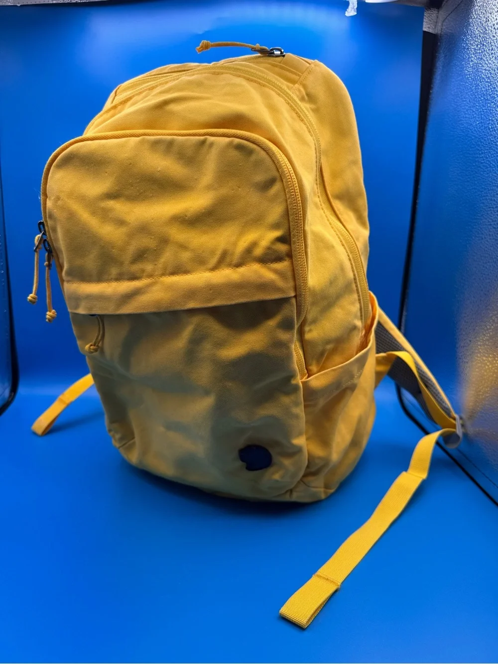 Fjallraven Mustard Yellow Canvas Laptop Backpack 26051 Raven 20L